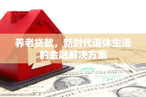 长乐养老贷款，新时代退休生活的金融解决方案