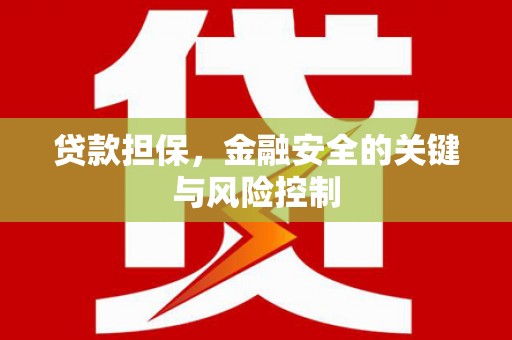 长乐贷款担保，金融安全的关键与风险控制